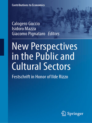cover image of New Perspectives in the Public and Cultural Sectors
